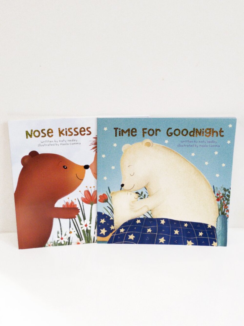 Kids Book Bundle Nose Kisses + Time for Goodnight Bears Learn to Read NWT Cute